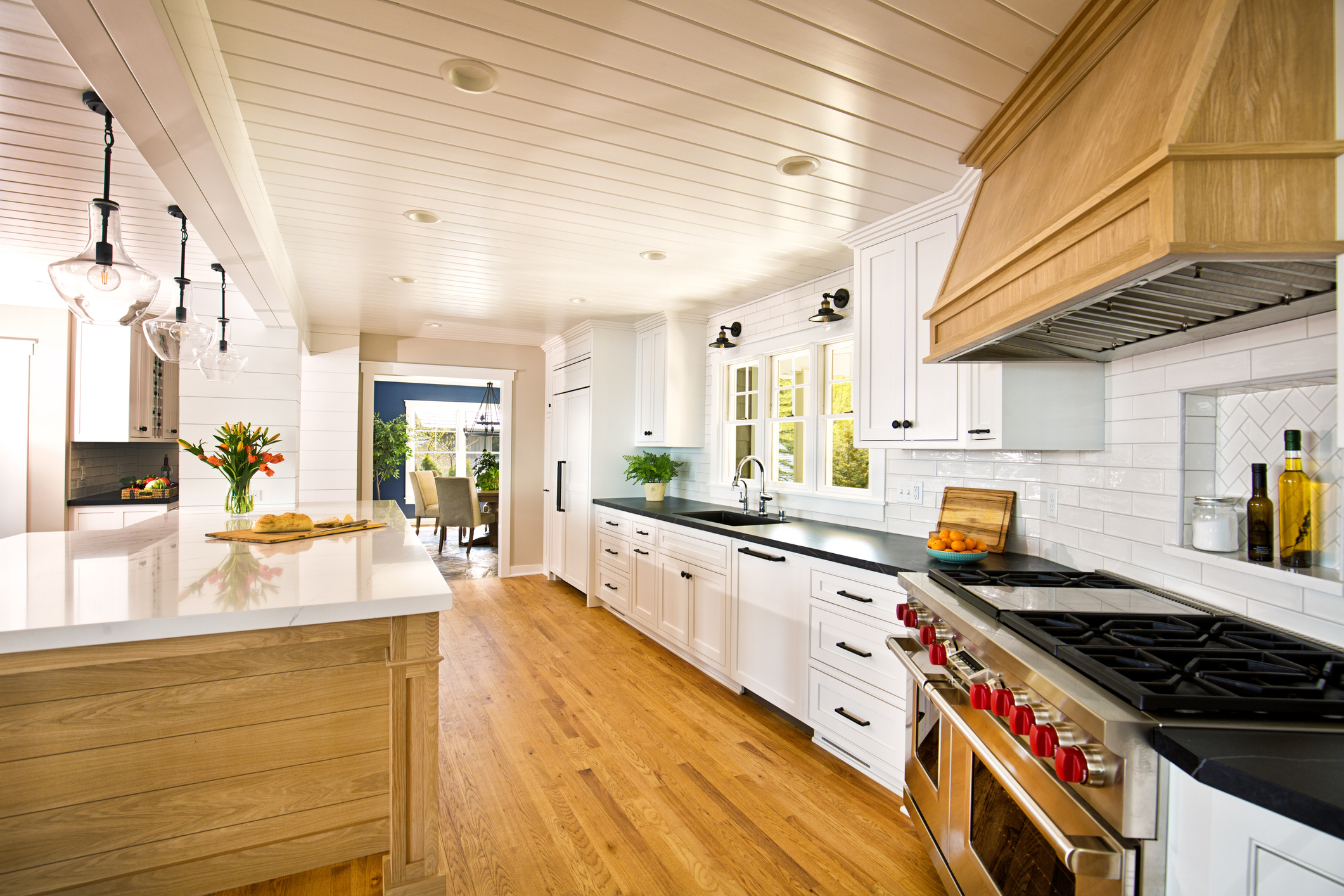Home Improvement Remodeled Contemporary Kitchen design in Residential Home